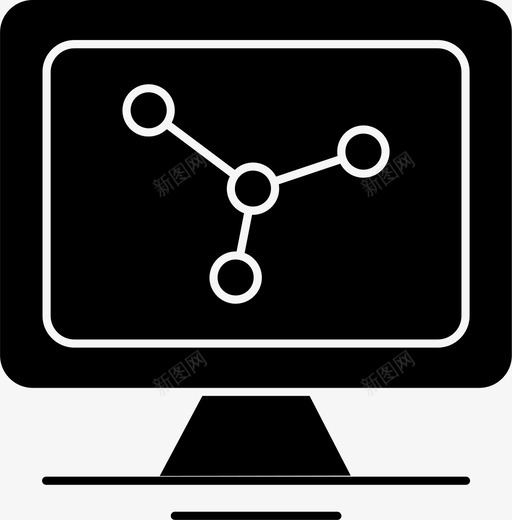 医疗计算机显示器图标svg_新图网 https://ixintu.com 医疗 医疗保健 固体 显示器 病毒 计算机