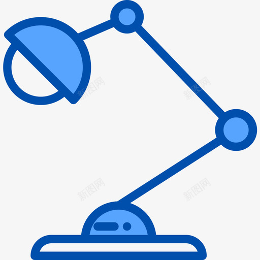 灯网页平面4蓝色图标svg_新图网 https://ixintu.com 灯 网页平面设计4 蓝色