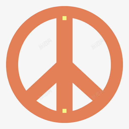 和平主义嬉皮士与和平2平淡图标svg_新图网 https://ixintu.com 和平 和平主义 嬉皮士 平淡