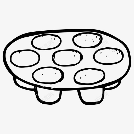 纸杯蛋糕模具蛋糕模具面包房图标svg_新图网 https://ixintu.com 厨具 厨房 手绘 烹饪 纸杯蛋糕模具 蛋糕模具 面包房
