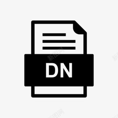 dn文件文件图标文件类型格式图标