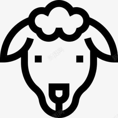 绵羊动物46直系图标图标