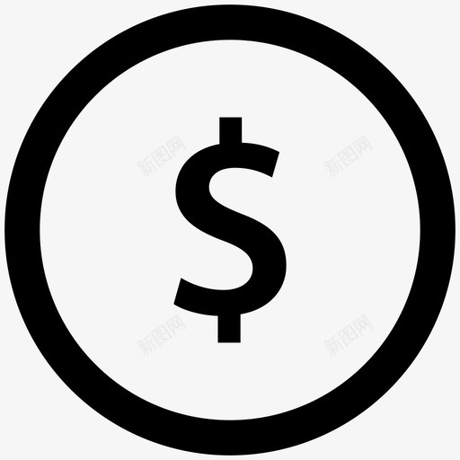 dollarsvg_新图网 https://ixintu.com dollar