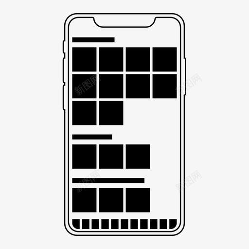 iphonex系列应用程序照片图标svg_新图网 https://ixintu.com iphonex系列 应用程序 照片