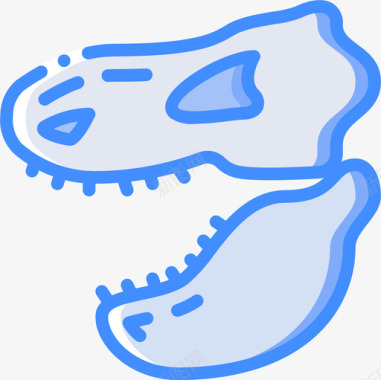 恐龙考古学5蓝色图标图标