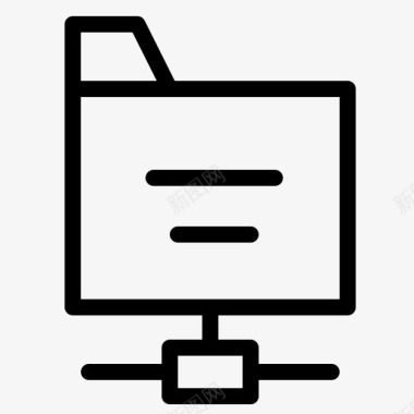 文件文件夹服务器图标图标