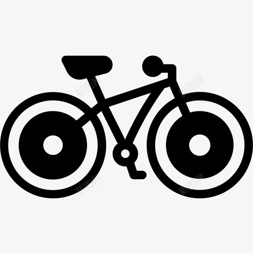 自行车21号自行车实心图标svg_新图网 https://ixintu.com 21号自行车 实心 自行车