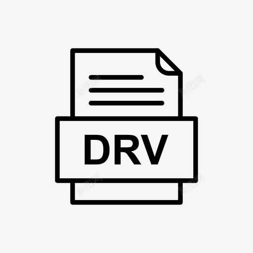 drv文件文件图标文件类型格式svg_新图网 https://ixintu.com 41种文件格式 drv文件文件图标 文件类型 格式