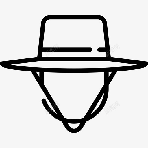 帽子沙漠21直线型图标svg_新图网 https://ixintu.com 帽子 沙漠 直线 线型