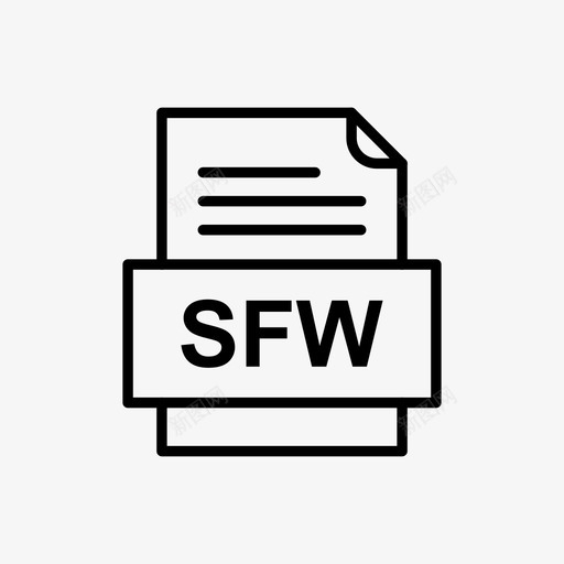 sfw文件文档图标文件类型格式svg_新图网 https://ixintu.com 41种 sfw 图标 文件 文档 格式 类型