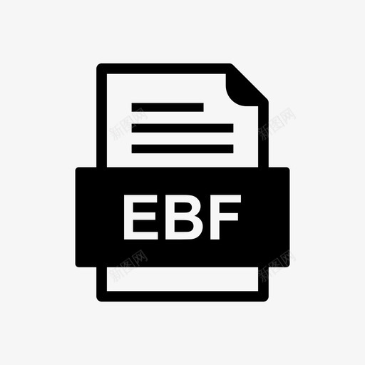 ebf文件文件图标文件类型格式svg_新图网 https://ixintu.com 41种文件格式 ebf文件文件图标 文件类型 格式