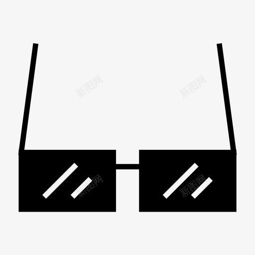 眼镜双筒望远镜视觉图标svg_新图网 https://ixintu.com 双筒望远镜 商业公司标志 眼镜 视觉