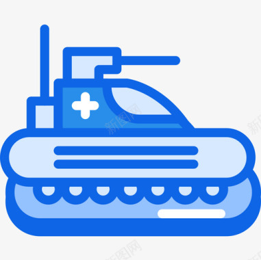 坦克军用28蓝色图标图标