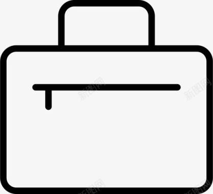 手提箱商务文件图标图标