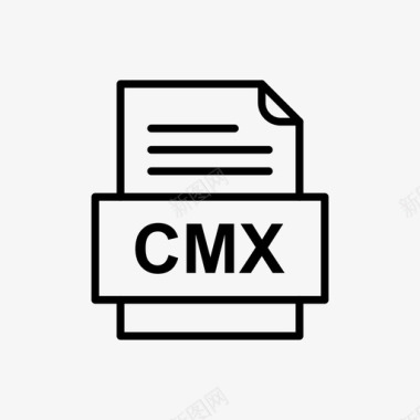 cmx文件文档图标文件类型格式图标