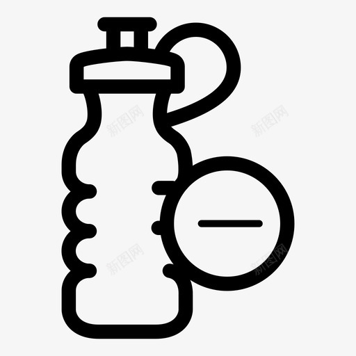 水瓶饮料健康图标svg_新图网 https://ixintu.com 健康 水瓶 饮料