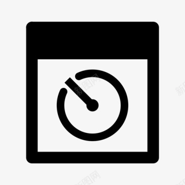 秒表窗口时钟速度图标图标