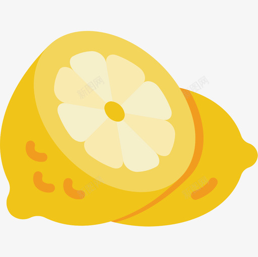 柠檬食物130平的图标svg_新图网 https://ixintu.com 平的 柠檬 食物130