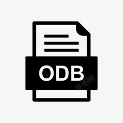 ODB格式odb文件文件图标文件类型格式高清图片