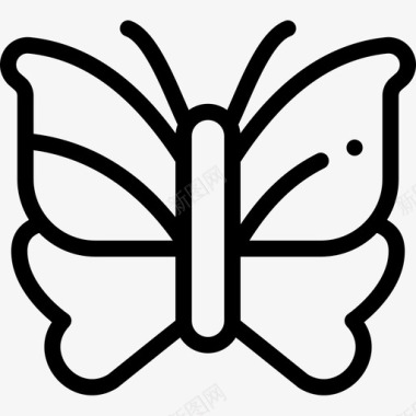 蝴蝶世界癌症意识日12直线图标图标