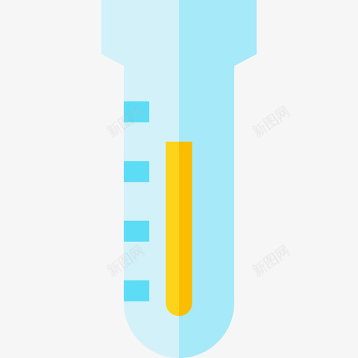 试管化学33扁平图标svg_新图网 https://ixintu.com 化学 扁平 试管