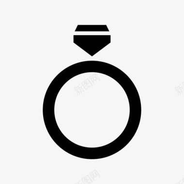 戒指未婚夫戒指结婚戒指图标图标