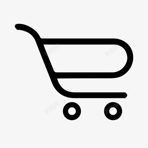 购物篮购物车网上购物图标svg_新图网 https://ixintu.com 网上购物 购物篮 购物车 超市