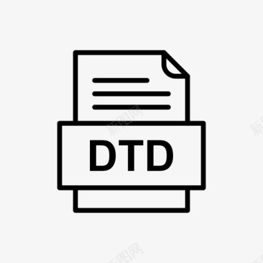 dtd文件文件图标文件类型格式图标