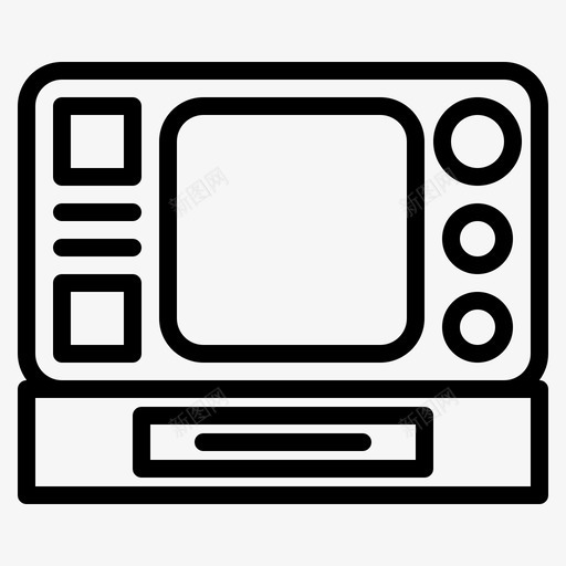 电视复古屏幕声音图标svg_新图网 https://ixintu.com 声音 复古 屏幕 手表 电视