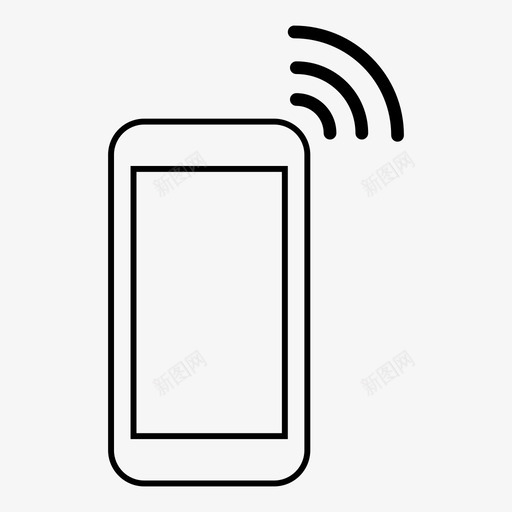 电话电池通话图标svg_新图网 https://ixintu.com 无线 电池 电话 覆盖 通话