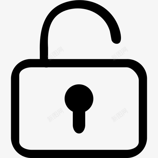 手机登录界面密码锁图标-01svg_新图网 https://ixintu.com 手机登录界面密码锁图标-01