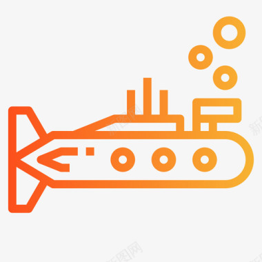 潜艇武器11梯度图标图标