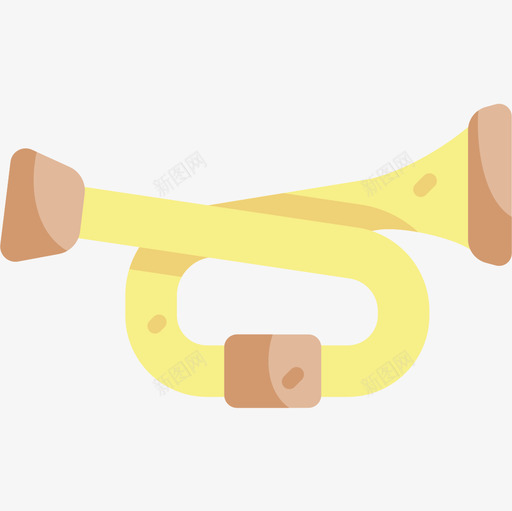 Trumpet5月5日11Flat图标svg_新图网 https://ixintu.com 5日 5月 Flat Trumpet