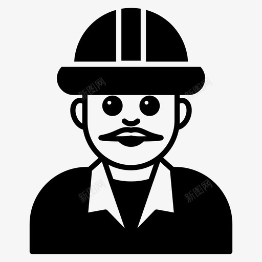 工程师建造者建造师图标svg_新图网 https://ixintu.com 图标 工人 工程师 建造 建造者 符号 表情