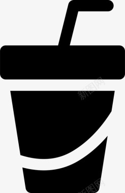 饮料杯子苏打水图标图标