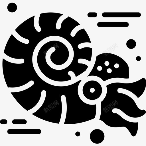 鹦鹉螺侏罗纪2填充图标svg_新图网 https://ixintu.com 侏罗纪2 填充 鹦鹉