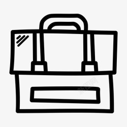 父亲工作公文包商务正式图标高清图片