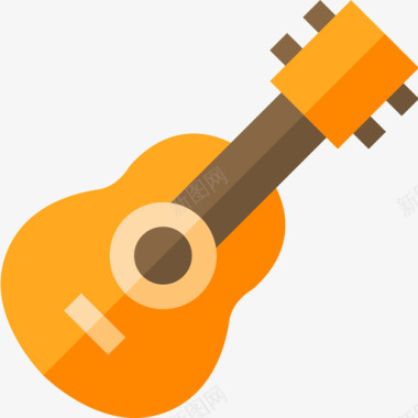 吉他平版音乐图标图标
