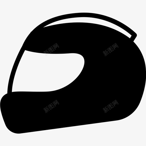 头盔防护装置头饰图标svg_新图网 https://ixintu.com 头盔 头饰 安全 装置 防护