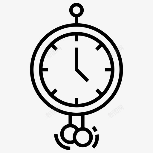 时钟计时器节拍器图标svg_新图网 https://ixintu.com 图标 时钟 火线 烟火 节拍器 计时器