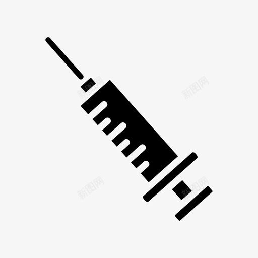 疫苗麻醉药品图标svg_新图网 https://ixintu.com 医疗保健 注射 注射器 疫苗 药品 麻醉