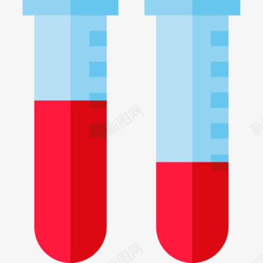 试管献血16扁平图标图标