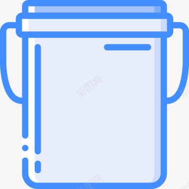 罐容器4蓝色图标图标