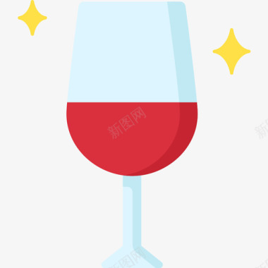 葡萄酒57号酒吧平的图标图标