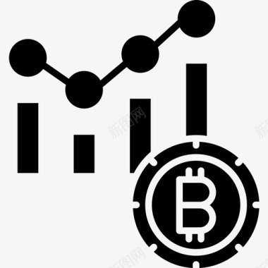 报告加密货币42字形图标图标