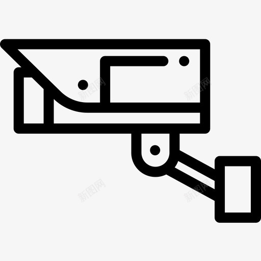 Cctv保护和安全14线性图标svg_新图网 https://ixintu.com Cctv 保护和安全14 线性