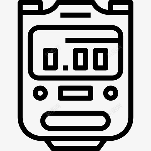 秒表健身馆2线性图标svg_新图网 https://ixintu.com 健身馆 秒表 线性