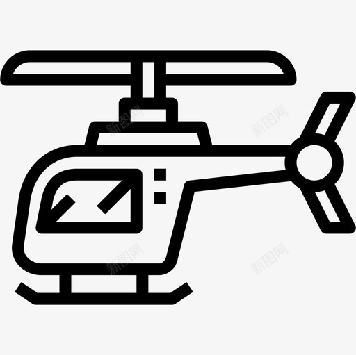 直升机运输151直线图标svg_新图网 https://ixintu.com 直升机 直线 运输