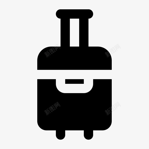 行李包航班图标svg_新图网 https://ixintu.com 旅行 旅行箱 航班 行李