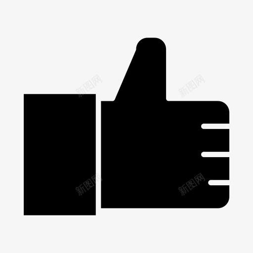 喜欢爱评级图标svg_新图网 https://ixintu.com 假期和酒店 喜欢 拇指 爱 评级